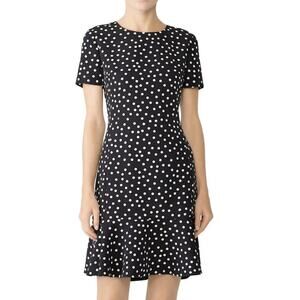 Slate & Willow Black Polka Dot Dress 4